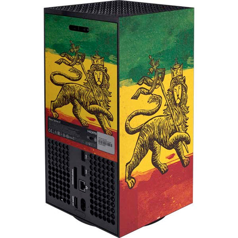 The Lion of Judah Rasta Flag XBox Series X Digital Edition Bundle Skin