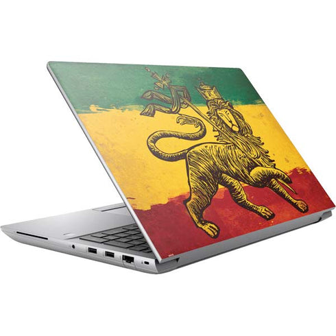 The Lion of Judah Rasta Flag HP ZBook Fury 16 G10 Skin