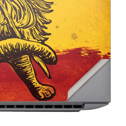 The Lion of Judah Rasta Flag HP ZBook Fury 16 G10 Skin