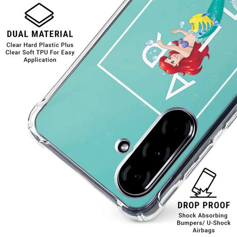 Disney Princess The Little Mermaid Galaxy A36 5G Clear Case