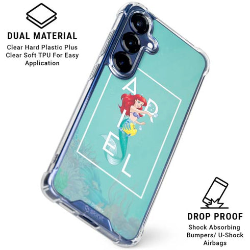 Disney Princess The Little Mermaid Galaxy S25 Plus Clear Case