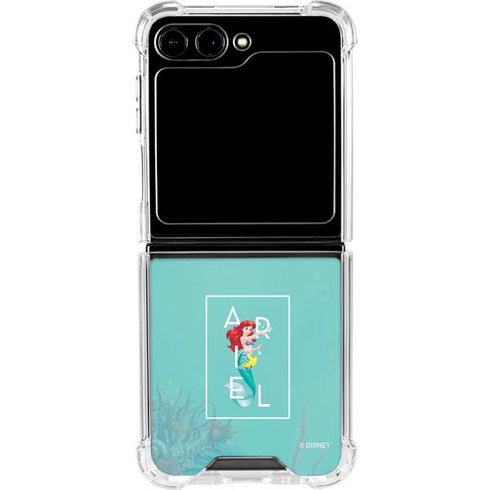 Disney Princess The Little Mermaid Galaxy Z Flip6 Clear Case