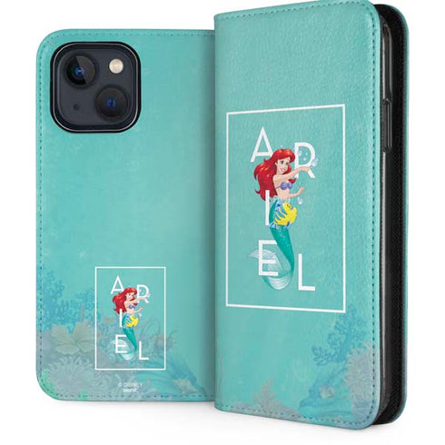 Disney Princess The Little Mermaid iPhone 15 Plus Folio Case