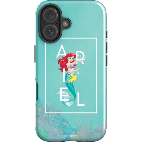 Disney Princess The Little Mermaid iPhone 16 Plus Impact Case