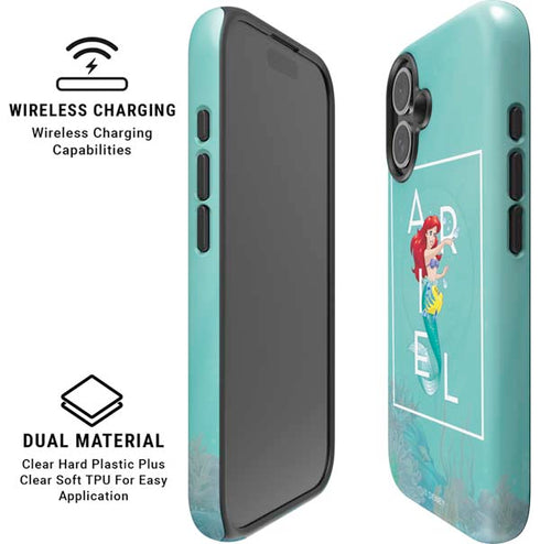 Disney Princess The Little Mermaid iPhone 16 Plus Magsafe Impact Case