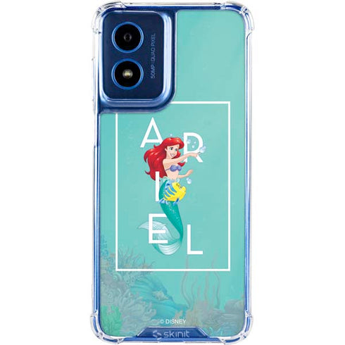 Disney Princess The Little Mermaid Moto G Play 4G (2024) Clear Case