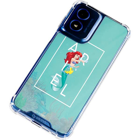 Disney Princess The Little Mermaid Moto G Play 4G (2024) Clear Case