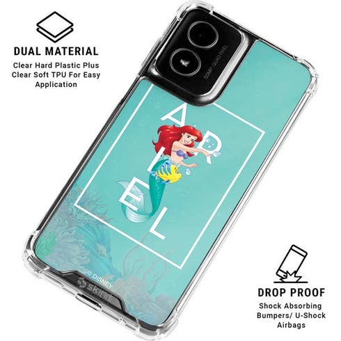 Disney Princess The Little Mermaid Moto G Power 5G (2024) Clear Case