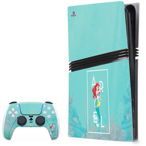 Disney Princess The Little Mermaid PS5 Pro Bundle Skin