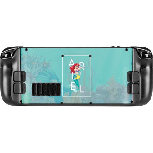Disney Princess The Little Mermaid Steam Deck Handheld Gaming Computer OLED Skin