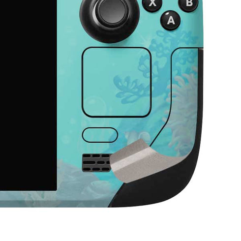 Disney Princess The Little Mermaid Steam Deck Handheld Gaming Computer OLED Skin