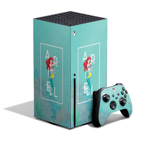 Disney Princess The Little Mermaid Xbox Series X Bundle Skin