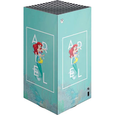 Disney Princess The Little Mermaid XBox Series X Digital Edition Console Skin
