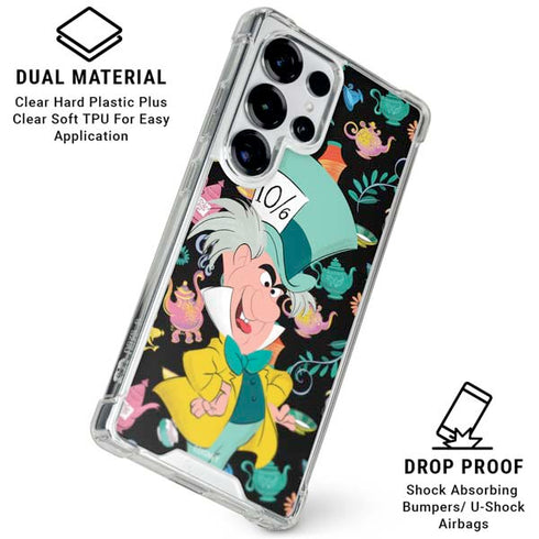 Disney Alice in Wonderland (animated) The Mad Hatter Galaxy S25 Ultra Clear Case