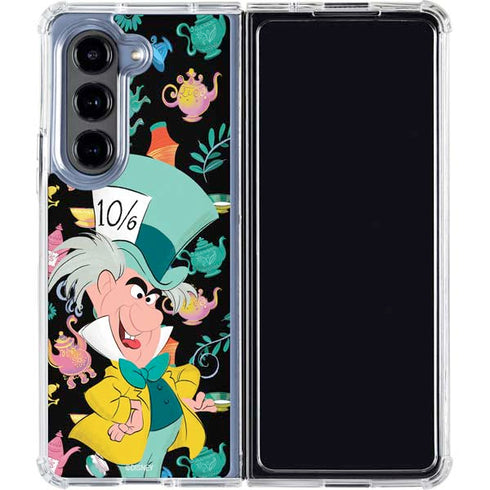 Disney Alice in Wonderland (animated) The Mad Hatter Galaxy Z Fold5 5G Clear Case