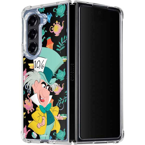 Disney Alice in Wonderland (animated) The Mad Hatter Galaxy Z Fold5 5G Clear Case