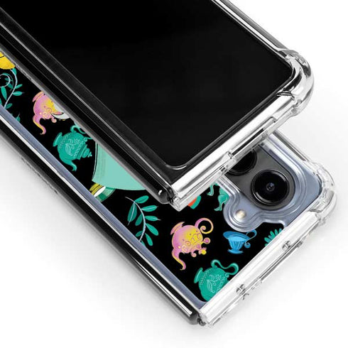 Disney Alice in Wonderland (animated) The Mad Hatter Galaxy Z Fold5 5G Clear Case