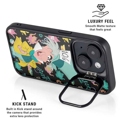 Disney Alice in Wonderland (animated) The Mad Hatter iPhone 15 Plus Kickstand Case