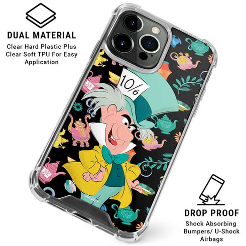 Disney Alice in Wonderland (animated) The Mad Hatter iPhone 16 Pro Max Clear Case