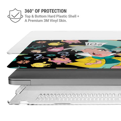 Disney Alice in Wonderland (animated) The Mad Hatter MacBook Pro 14in (2021-24) Case plus Skin