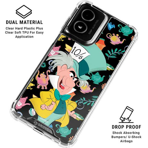 Disney Alice in Wonderland (animated) The Mad Hatter Moto G Power 5G (2024) Clear Case