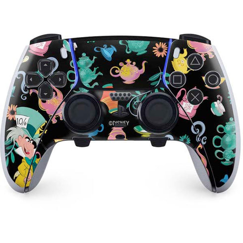 Disney Alice in Wonderland (animated) The Mad Hatter PS5 DualSense Edge Pro Controller Skin