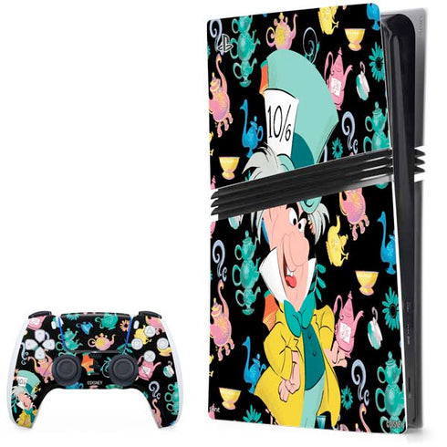 Disney Alice in Wonderland (animated) The Mad Hatter PS5 Pro Bundle Skin