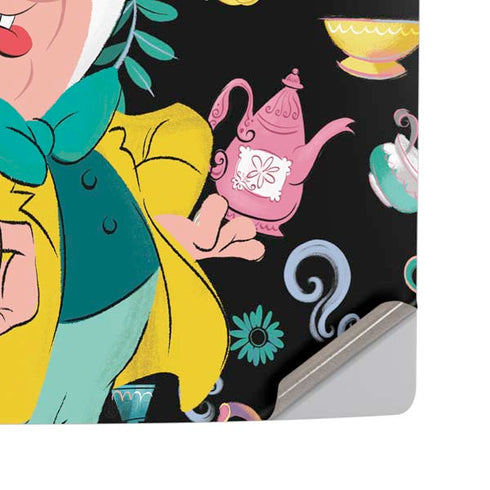 Disney Alice in Wonderland (animated) The Mad Hatter PS5 Pro Disk Console Skin