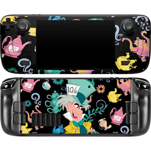 Disney Alice in Wonderland (animated) The Mad Hatter Steam Deck Handheld Gaming Computer OLED Skin