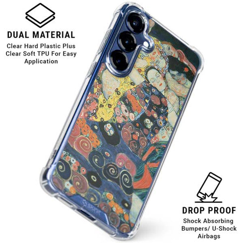 The Maiden by Klimt Galaxy S25 Plus Clear Case