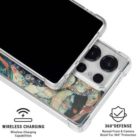 The Maiden by Klimt Galaxy S25 Ultra Clear Case