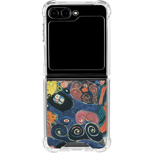 The Maiden by Klimt Galaxy Z Flip6 Clear Case