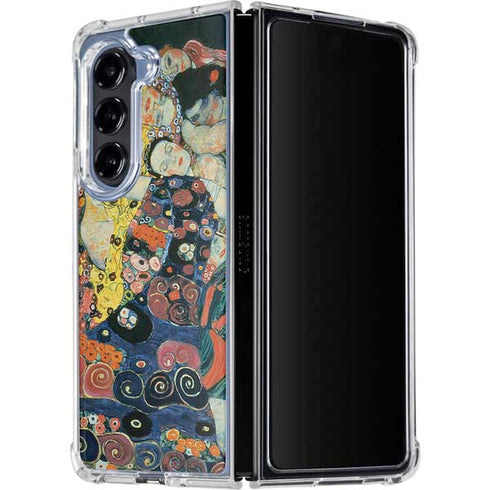 The Maiden by Klimt Galaxy Z Fold5 5G Clear Case