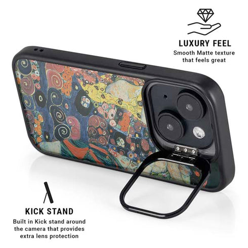 The Maiden by Klimt iPhone 14 Kickstand Case