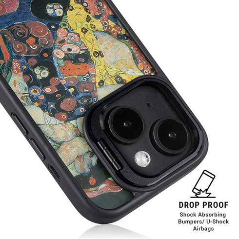 The Maiden by Klimt iPhone 14 Plus Kickstand Case
