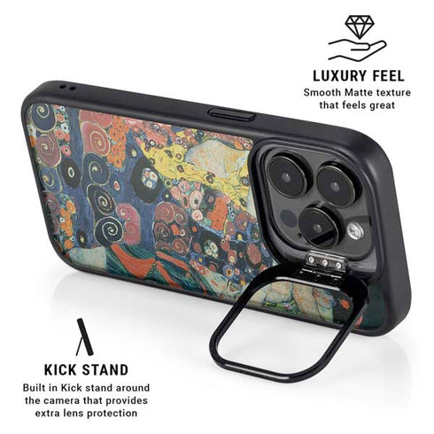 The Maiden by Klimt iPhone 14 Pro Max Kickstand Case