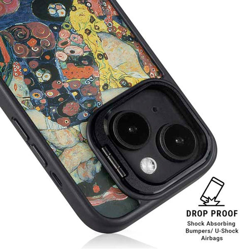 The Maiden by Klimt iPhone 15 Plus Kickstand Case