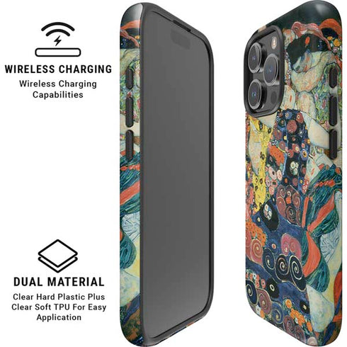 The Maiden by Klimt iPhone 16 Pro Max Magsafe Impact Case