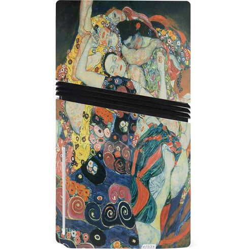 The Maiden by Klimt PS5 Pro Disk Console Skin