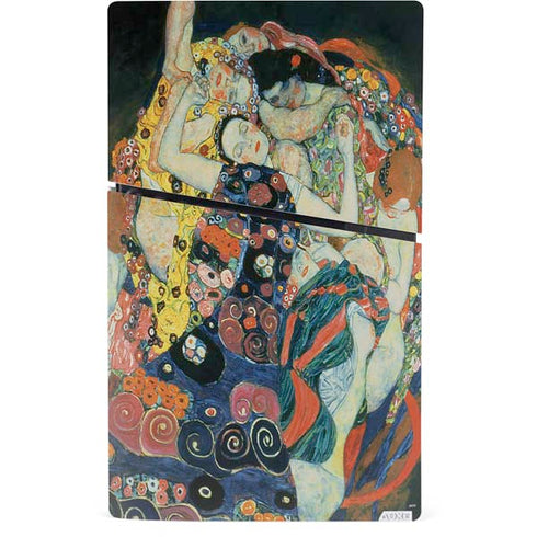 The Maiden by Klimt PS5 Slim Digital Edition Console Skin