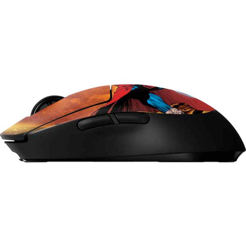 DC Comics Superman Action Pose Art By Jim Lee G Pro Wireless Gaming Mouse Skin
