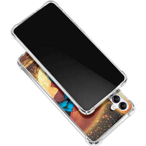 DC Comics Superman Action Pose Art By Jim Lee Galaxy A16 5G Clear Case