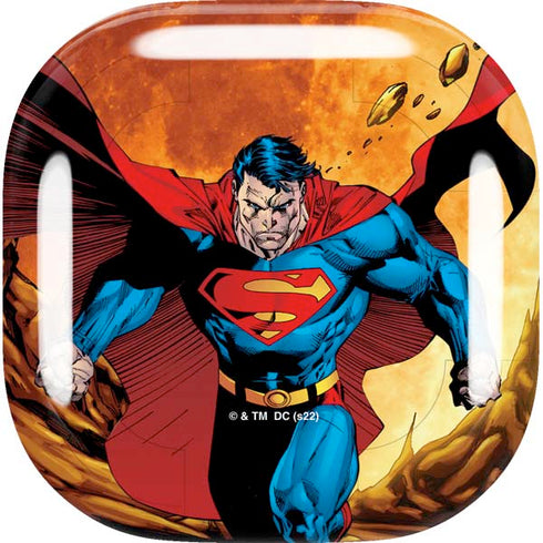 DC Comics Superman Action Pose Art By Jim Lee Galaxy Buds Live Skin