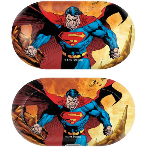 DC Comics Superman Action Pose Art By Jim Lee Galaxy Buds Plus Skin