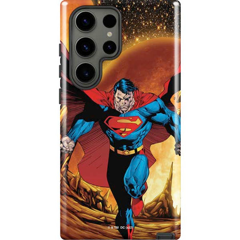 DC Comics Superman Action Pose Art By Jim Lee Galaxy S23 Ultra Pro Case