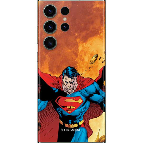 DC Comics Superman Action Pose Art By Jim Lee Galaxy Skins
