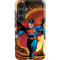 DC Comics Superman Action Pose Art By Jim Lee Galaxy S25 Impact Case