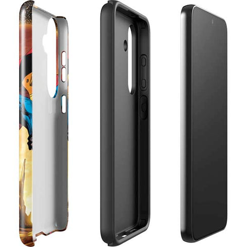 DC Comics Superman Action Pose Art By Jim Lee Galaxy S25 Plus Impact Case