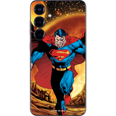 DC Comics Superman Action Pose Art By Jim Lee Galaxy S24 Skin