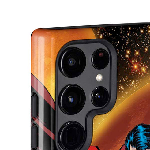 DC Comics Superman Action Pose Art By Jim Lee Galaxy S25 Ultra Impact Case